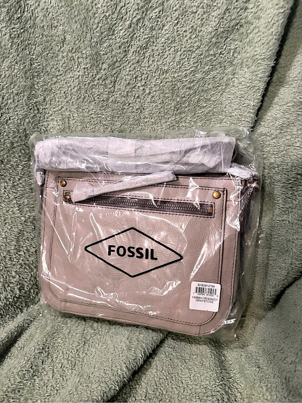 Fossil Farrah Crossbody Pink Bag NWT